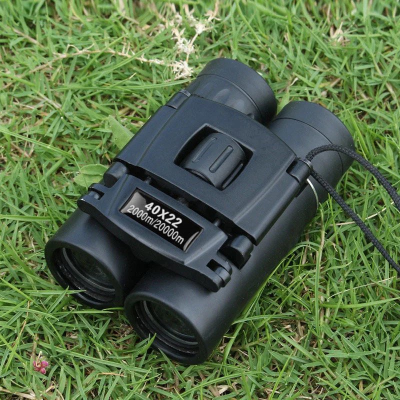 40x22 HD Mini Binoculars – Long-Range Folding Telescope