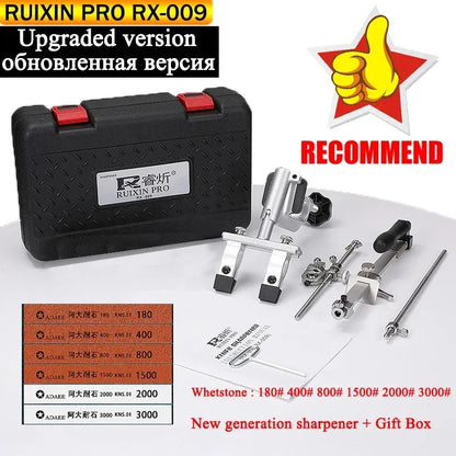 Ruixin Pro RX009 Knife Sharpener System – Upgraded Aluminium Alloy 360° Flip