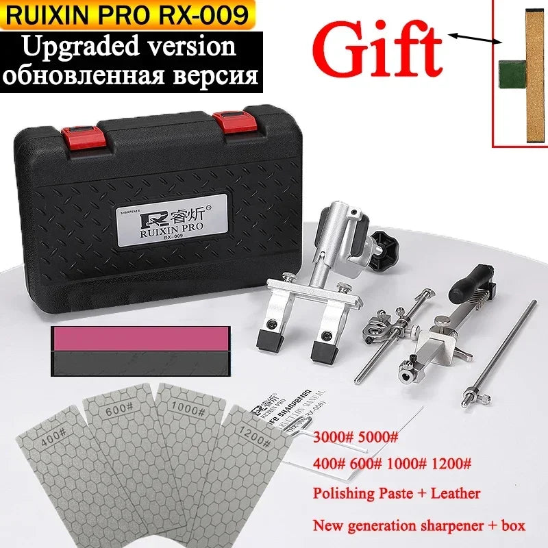 Ruixin Pro RX009 Knife Sharpener System – Upgraded Aluminium Alloy 360° Flip