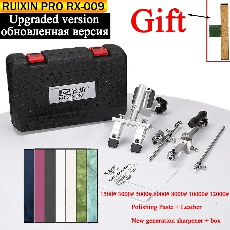 Ruixin Pro RX009 Knife Sharpener System – Upgraded Aluminium Alloy 360° Flip