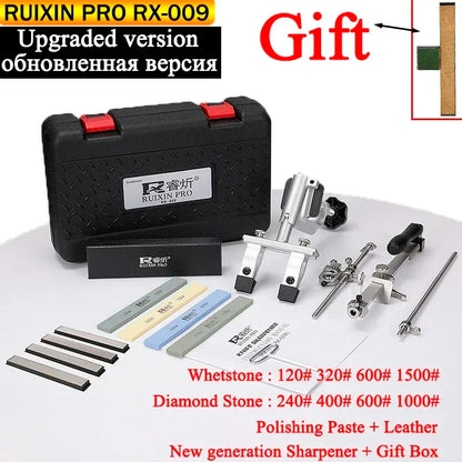 Ruixin Pro RX009 Knife Sharpener System – Upgraded Aluminium Alloy 360° Flip