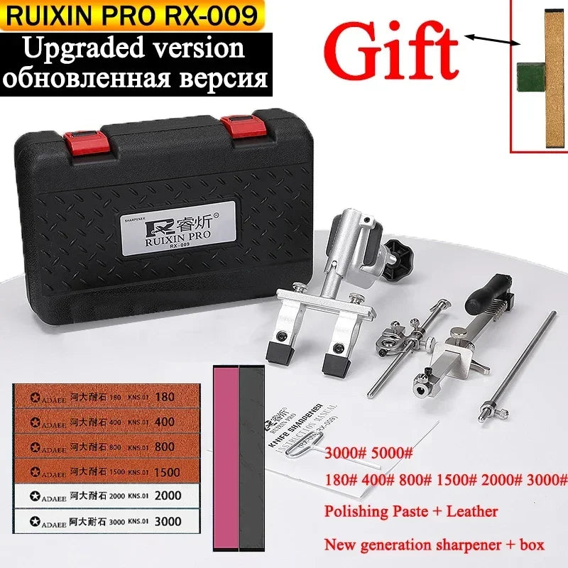 Ruixin Pro RX009 Knife Sharpener System – Upgraded Aluminium Alloy 360° Flip