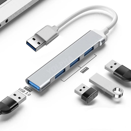 High-Speed 4-Port USB 3.0 Hub