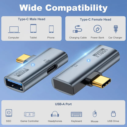 DualCharge Pro 2-in-1 USB-C Adapter