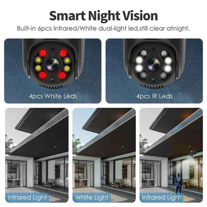 4K 8MP Smart WiFi PTZ Security Camera