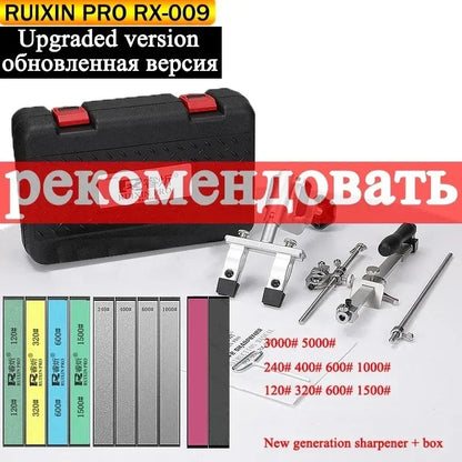 Ruixin Pro RX009 Knife Sharpener System – Upgraded Aluminium Alloy 360° Flip