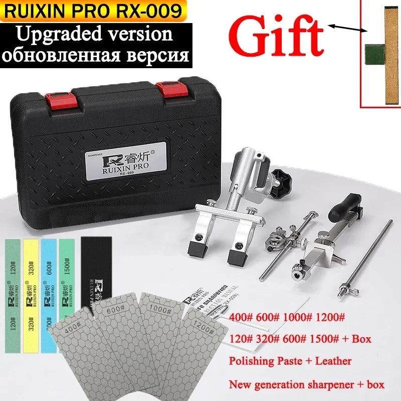 Ruixin Pro RX009 Knife Sharpener System – Upgraded Aluminium Alloy 360° Flip