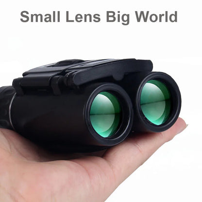 40x22 HD Mini Binoculars – Long-Range Folding Telescope