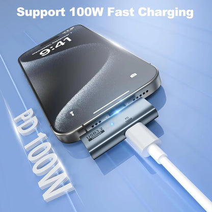 DualCharge Pro 2-in-1 USB-C Adapter