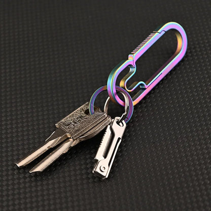 Stainless Steel Folding Mini Knife – Outdoor Camping Keychain