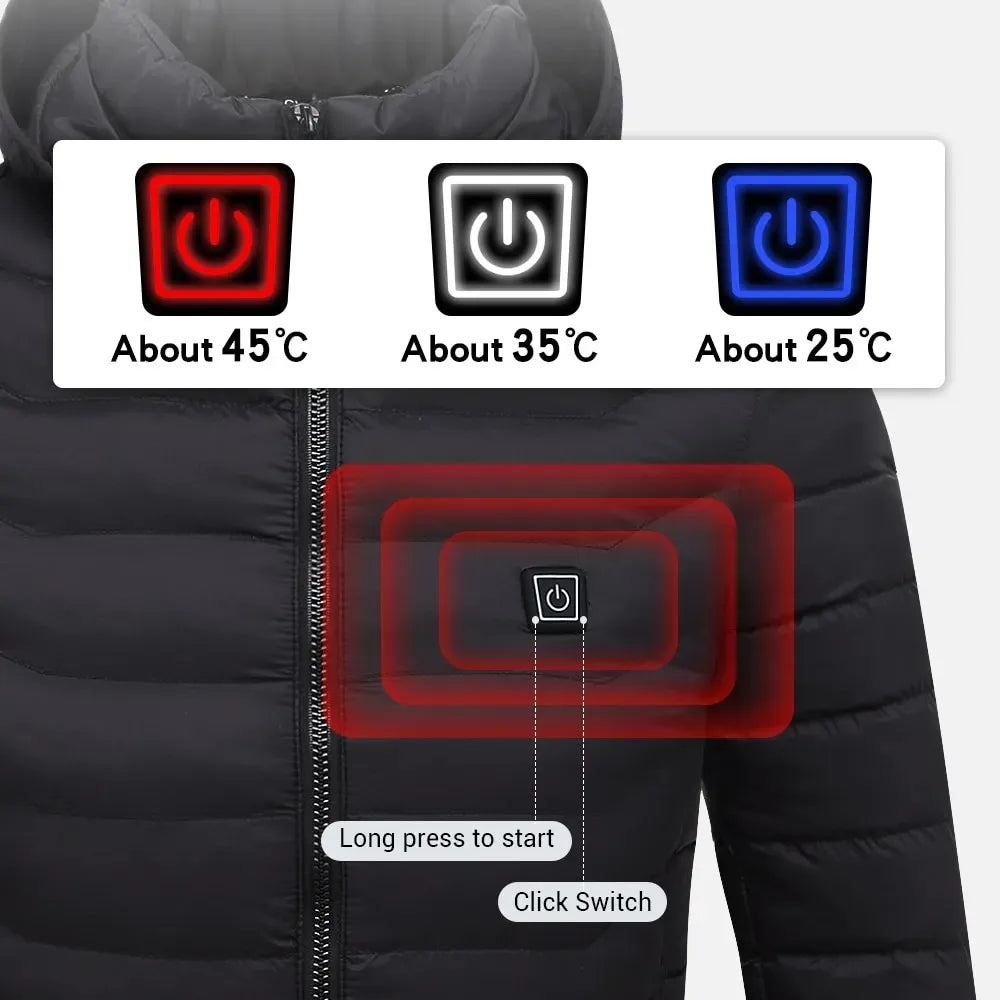 21 Areas USB Heated Jacket