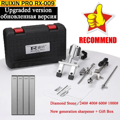 Ruixin Pro RX009 Knife Sharpener System – Upgraded Aluminium Alloy 360° Flip