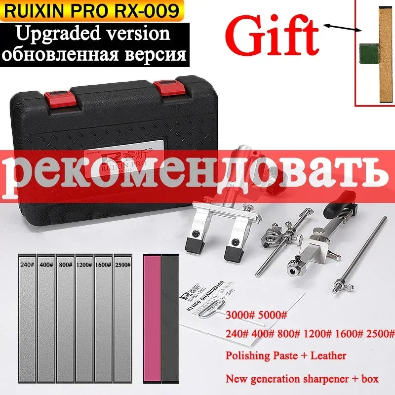 Ruixin Pro RX009 Knife Sharpener System – Upgraded Aluminium Alloy 360° Flip